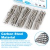 Yinpecly 120 Pcs Cabinet Pulls Knobs Screws, M4x25/30/35/40/45/50mm
