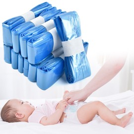 YOPEUC Pack of 10 Refill Film Nappy Bins, 4.5 m Nappy Bin Refill Cassettes for Tommee Tippee Refill, Nappy Bin Refill Film for Litter Locker Genie Refill Cassette and Others