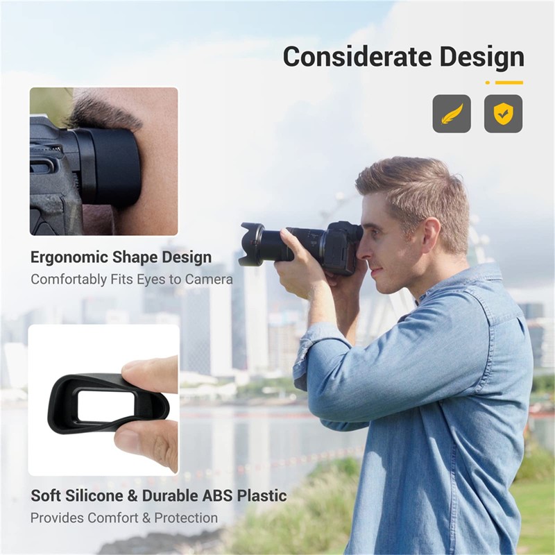 Soft Silicon Camera Extend Eyecup Eyepiece for Canon EOS R10