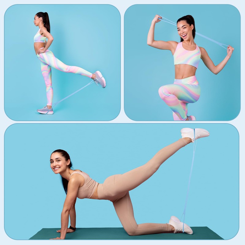 Figure 8 Resistance Band, Stretching Strap for Back Shoulders, Exercise