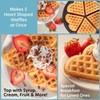 CucinaPro Heart Waffle Maker- Make 5 Heart Shaped Waffles for