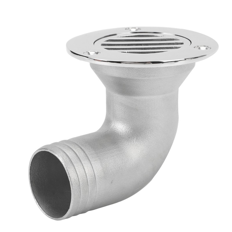 Boat Deck Drain 90 Degree Elbow 316 Stainless Steel Split