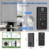 CHEN LCLILICHEN Smart Door Lock, Keyless Entry Deadbolt with Fingerprint,