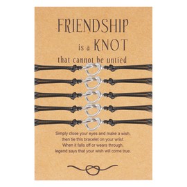 3/4/5 Pcs Best Friend Bracelets Knot Infinity Bff Bracelets Sister Bracelets Friendship Jewelry for Teen Girls, rope, other,