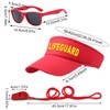 GWAWG Lifeguard Costume Set include Include Lifeguard Hat,Guard Whistle and