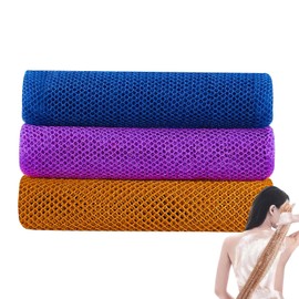 ZXCHOME Peeling Waschlappen 3Pack - Rückenschrubber Rückenbürste, Luffa Schwamm, Duschschwamm, Peeling Schwamm, Badeschwamm Duschschwamm, Peelinghandschuh, Body Scrubber Loofah Sponge Bath Shower