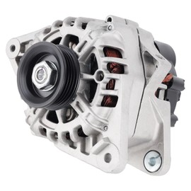 Detroit Axle - Alternator for 2007-2012 Hyundai Elantra 2010-2011 Kia Soul 2007-2009 Spectra Spectra5, Alternator with 4-Groove Pulley Replacement