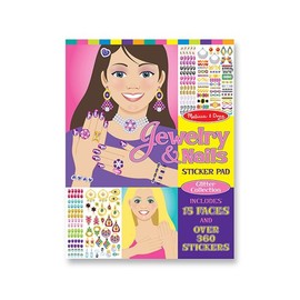 Melissa & Doug 쥬얼리와 네일아트 스티커 세트_P301131625 Jewelry and Nail Art Sticker Set_P301131625