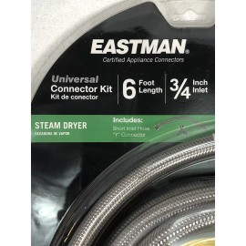 Eastman Steam Dryer Universal Connector Kit ~ 6 Ft x 3/4 Inch Inlet 0788153