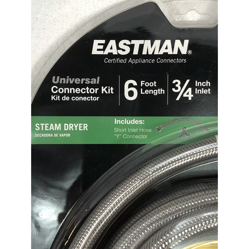 Eastman Steam Dryer Universal Connector Kit ~ 6 Ft x
