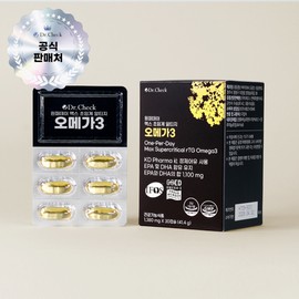Doctor Check Healthy One Purday Max Supercritical Altige Omega 3 30 capsules, 6 units / 원퍼데이 맥스 초임계 알티지 오메가3 30캡슐, 6개