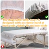 10 Pcs Disposable Fitted Massage Table Sheets with Face Hole