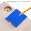 DDWT 2 Pack Cabinet Door Hinge Jig Mounting Jig Concealed