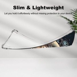 Case for 6.8" Kindle Paperwhite 11th Generation 2021 and Paperwhite Signature Edition, Moon Smile Face