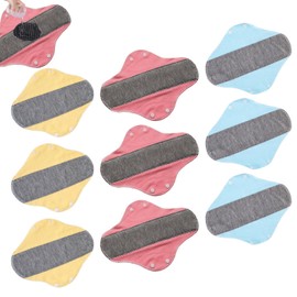 12Pcs Reusable Incontinence Pads for Women, Leakproof Washable Incontinence Pads Breathable and Comfortable Reusable Pad for Women, Soft for Elderly People