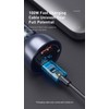 Baseus KFZ-Ladegerät-Set mit spezieller Digitalanzeige PPS QC U+C (60W C+C