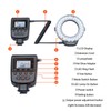 Luz de Flash Macro 48LED, Pantalla LCD, Anillos de Control,