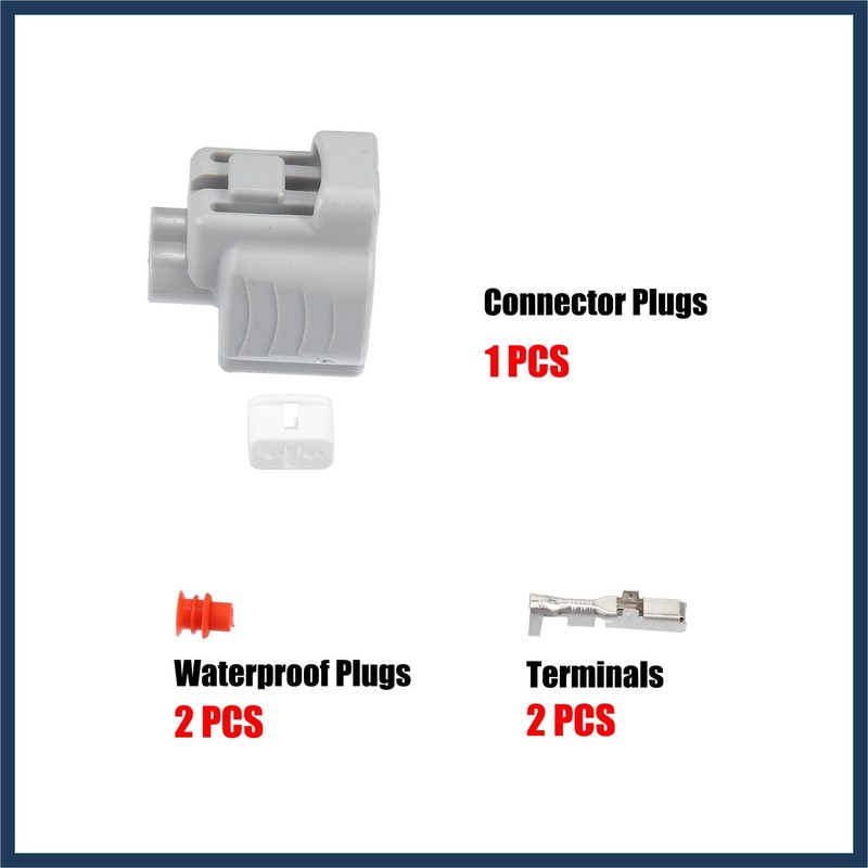 VekAuto 1 Set 2 Pin No.9098011051 Reverse Light Switch Connector