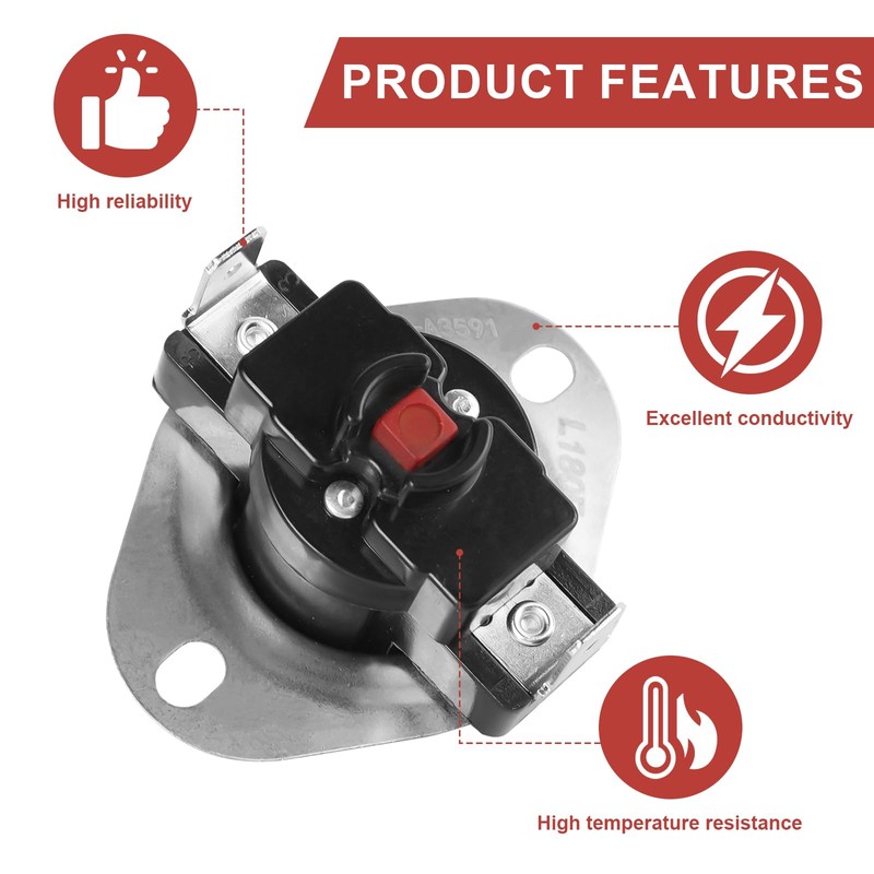 7624A3591 Furnace Limit Switch, Compatible with Coleman Furnace Replacement Limit