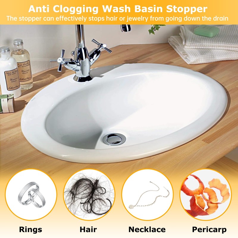 1 x Bath Plug Sink Plug 43 mm Bath Plug