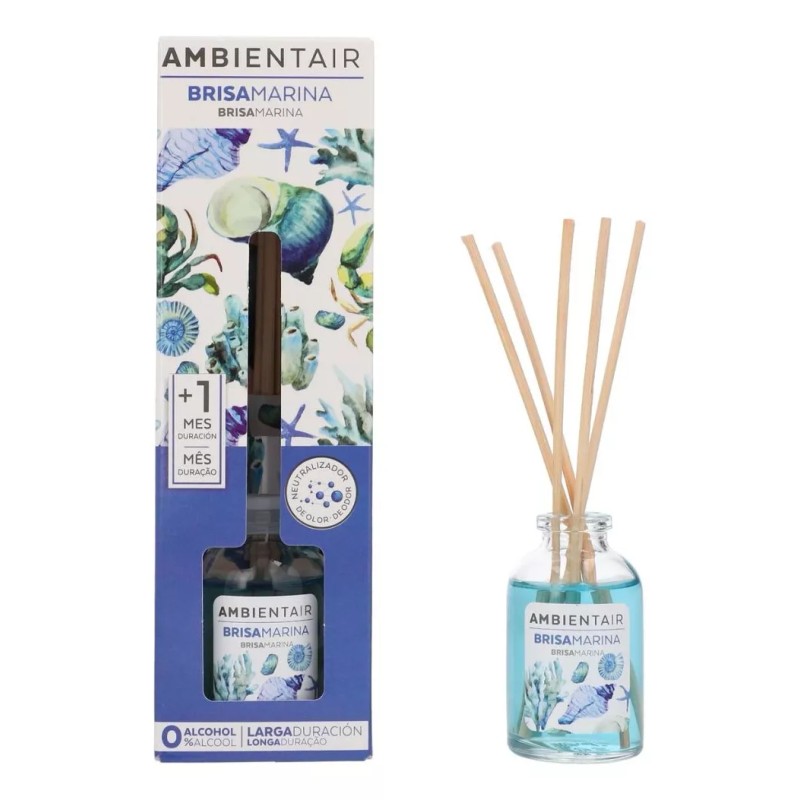 Ambientair 2 Difusores Aromaticos Varillas Brisa Marina 30ml Ambientair
