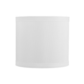 Aspen Creative 31218, Drum Clip-On Chandelier Lamp Shade, Off-White, 5-1/2" Top x 5-1/2" Bottom x 5" Slant Height, Set of 1