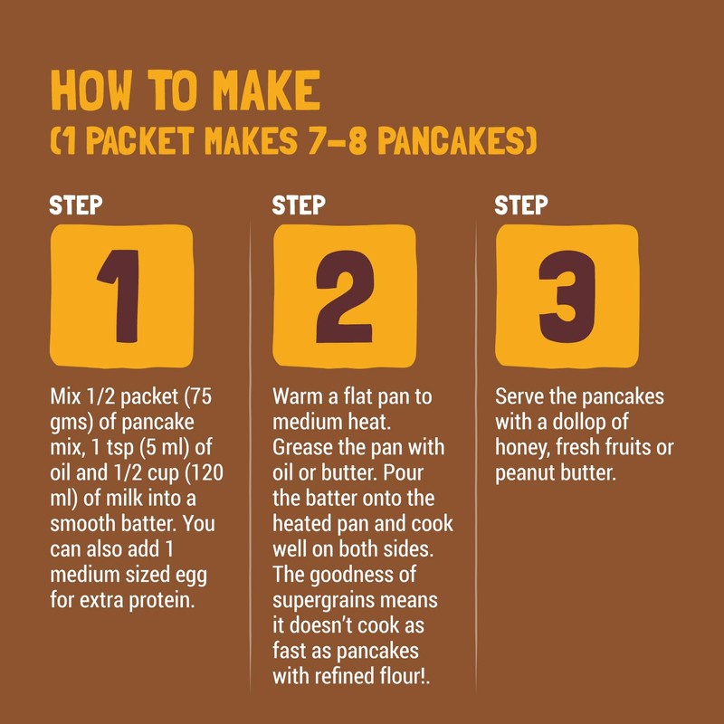 Slurrp Farm Instant No Maida Millet Pancake Mix | Chocolate,