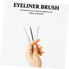 PACKOVE 200pcs Precise Tip Eyeliner Applicator Brushes with Caps Gentle