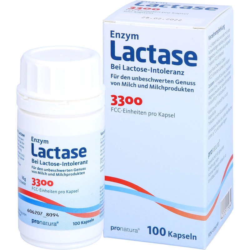 Lactase 3,300 FCC 200 mg Capsules