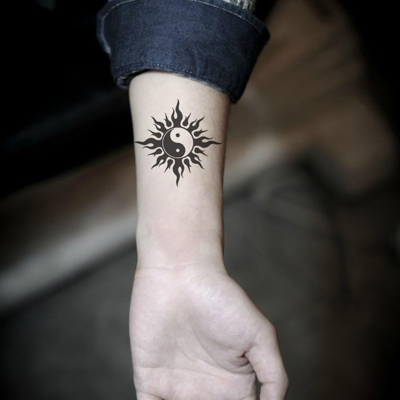 Oottati 15 Sheets Small Cute Hand Arm Temporary Tattoo Stickers