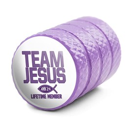 GRAPHICS & MORE Team Jesus John 3:16 Christian Tire Rim Wheel Aluminum Valve Stem Caps