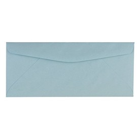50 Business Envelopes, Standard Flap (Blue, 9.5" x 4.125")