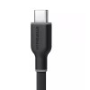 Flexi PRO 10ft USB to USB-C Data Cable-Black/Gray/Whitecolor: Black Color