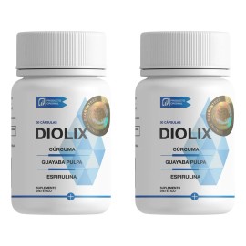 2pack Diolix Curcuma Para La Diabetis 30 Capsulas Sfn 2pack