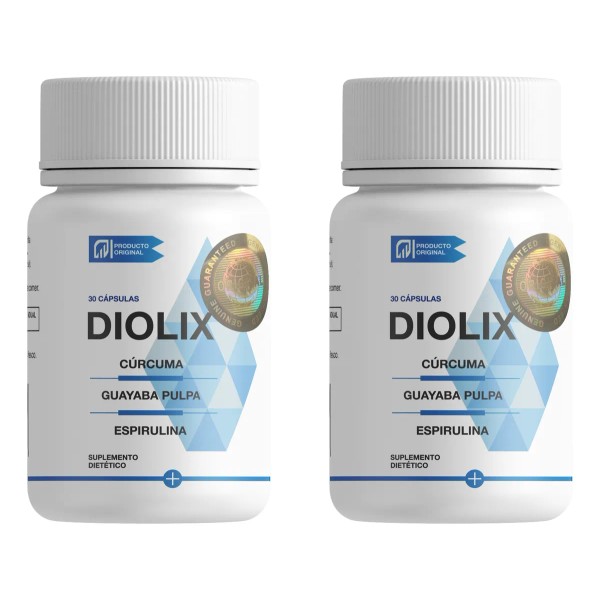 2pack Diolix Curcuma Para La Diabetis 30 Capsulas Sfn 2pack