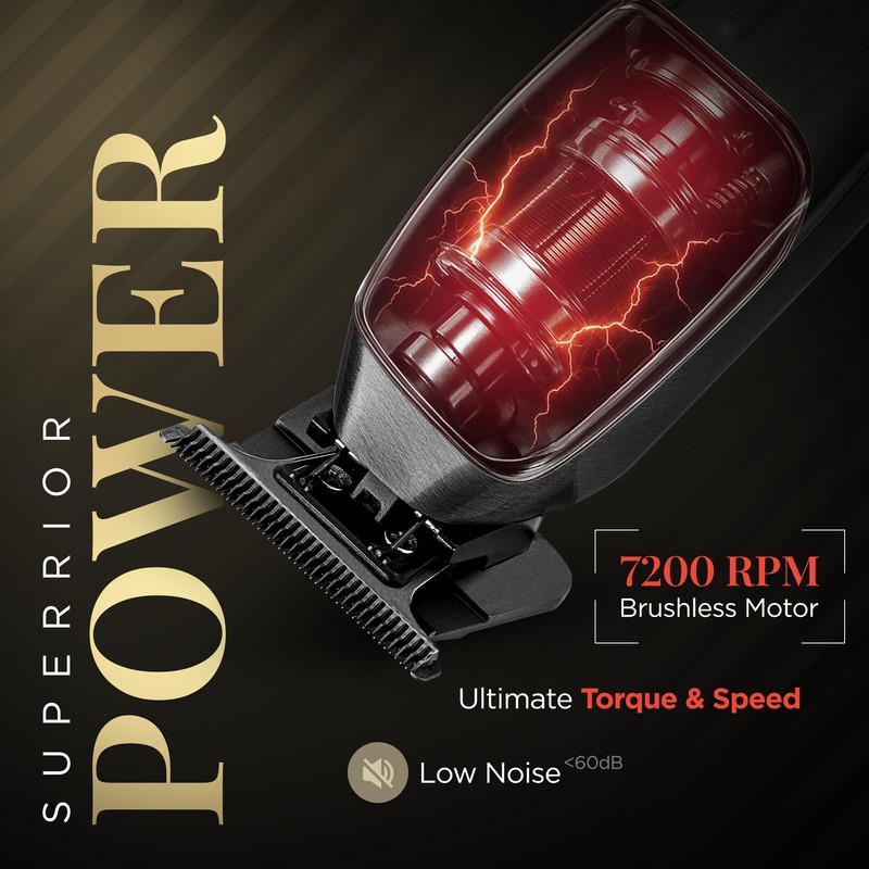 Fagaci Professional Zero Gapped Trimmer for Men, 5X Longer Sharpness