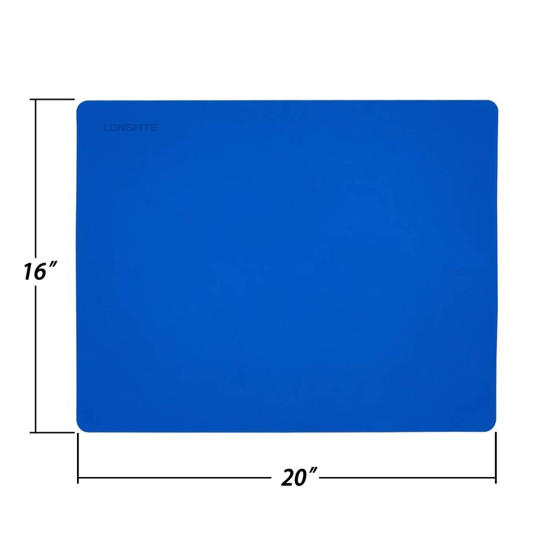 LONGFITE Large Silicone Counter Mat 19.68x15.74 inch Multipurpose Table Placemat