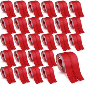 Tigeen 12 Roll Heavy Duty Zipper Door for Dust Barriers 7 ft x 3 Inch Bulk Self Adhesive Construction Zipper Door for Greenhouse Tent Accessories