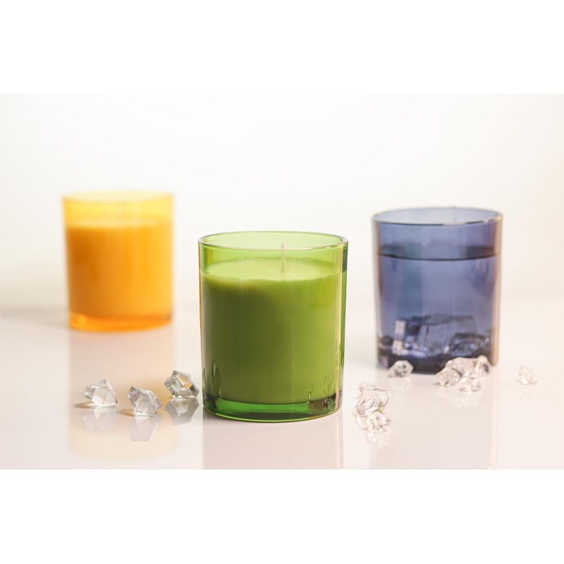 12 Pack Glass Candle Jars for Making Candles, Clear 10