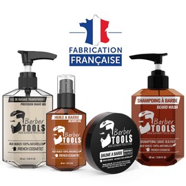 â® BARBER TOOLS â® Kit/Bartpflege set/Bart-set/Bart und Rasur | Kosmetik Made in French