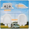 2 Pack of IP68 Waterproof Solar Cable Entry Gland by