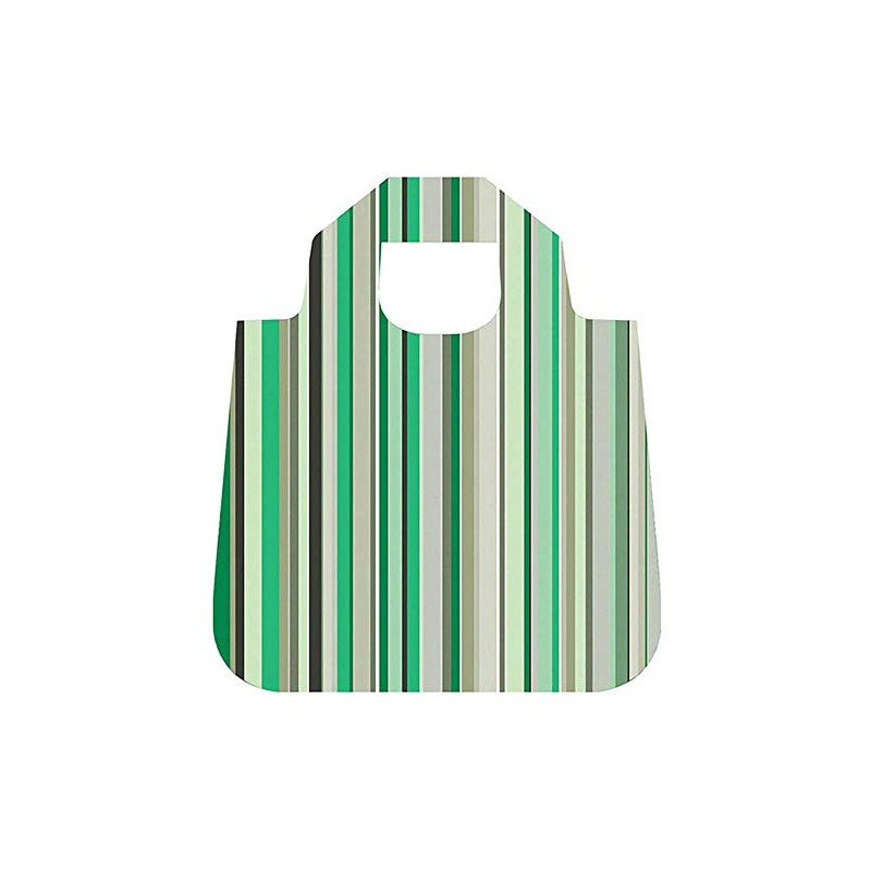 Envirosax Mirage MR.B5 Green Stripey Beach Bags Stripes Shopper Tote