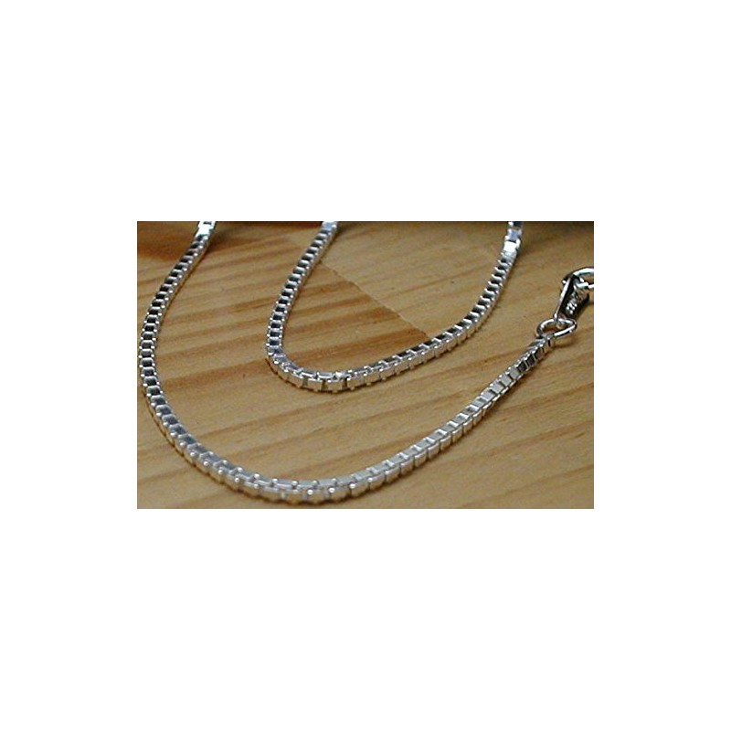 [100 Pieces] Venetian Necklace, Men's Necklace, Silver Chain, Silver Necklace,