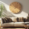 QUARKZMAN Set of 5 Wooden Clock Hands, Walnut Wood Clock