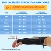 Arm Chaps Extended Elbow Leather Arm Guard - Arm Sleeve