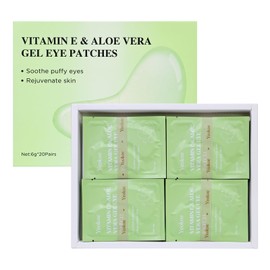 Yeokoe Under Eye Patches for Dark Circles,Puffy Eyes,20 Pairs Face Masks SkinCare With Vitamin E & Aloe Vera Gel for Rejuvenate