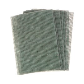 sourcing map 10pcs 400 Grits Mesh Sanding Screen Sheets 3" x 4" Wet or Dry Sandpaper Dust Free Abrasive Pads for Car Wood Drywall Metal Polishing & Grinding