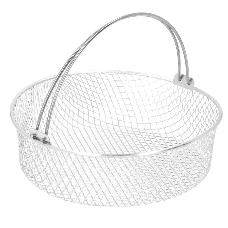 Fry Basket Stainless Steel with Handle Kitchen Fry Mesh Basket
