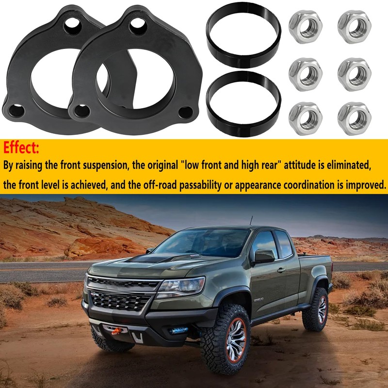 BIGLKNM 2 Inch Leveling Kit Compatible with 2015-2022 Chevy Colorado