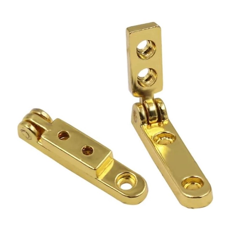 Rddconkit 10 Pcs 90 Degree Hinges Wooden Box Gift Wine